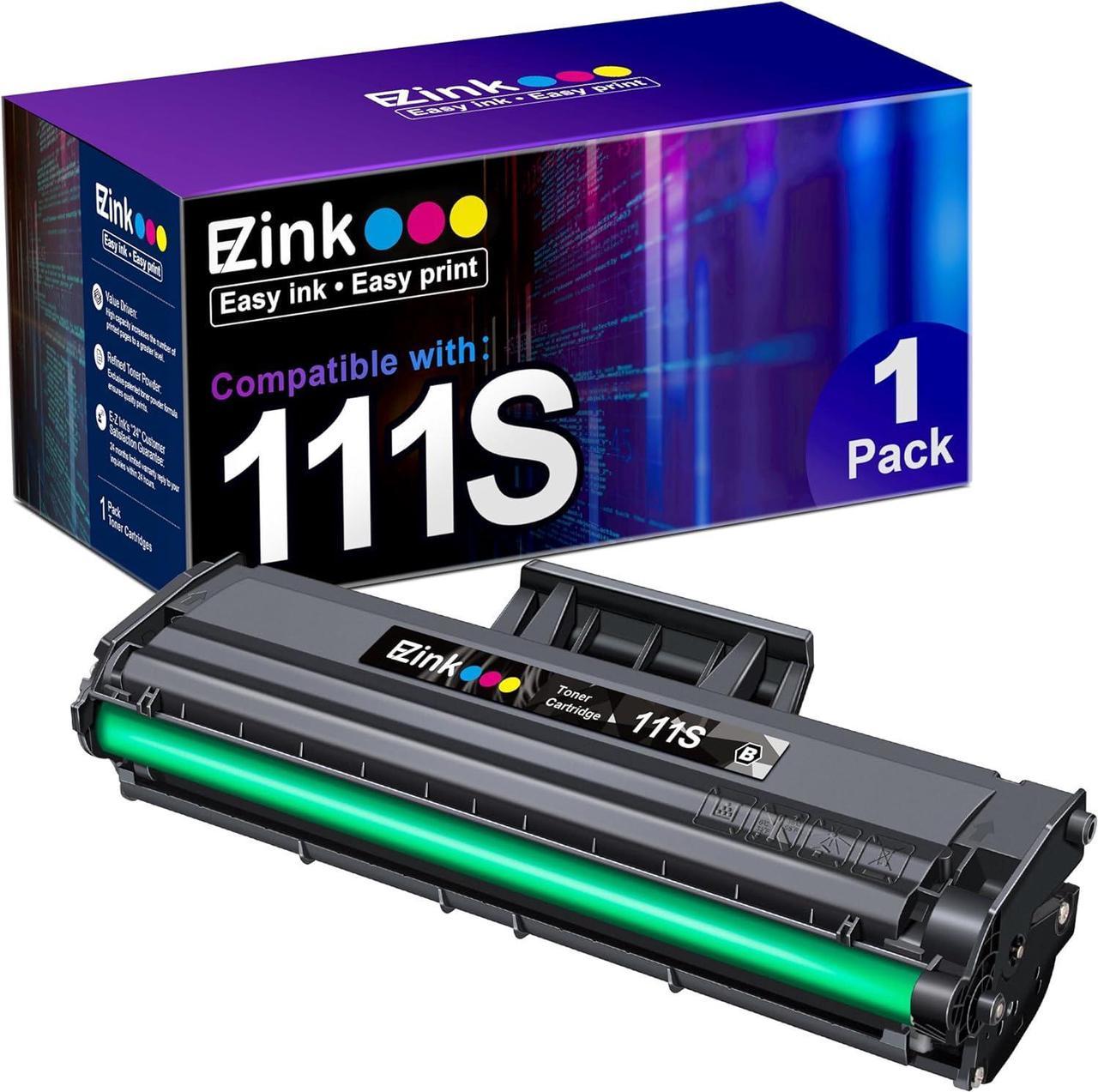 E-Z Ink (TM) Compatible Toner Cartridge Replacement for Samsung 111S MLT-D111S (1 Black Toner) Compatible with Xpress M2020W Xpress 2070FW Printer