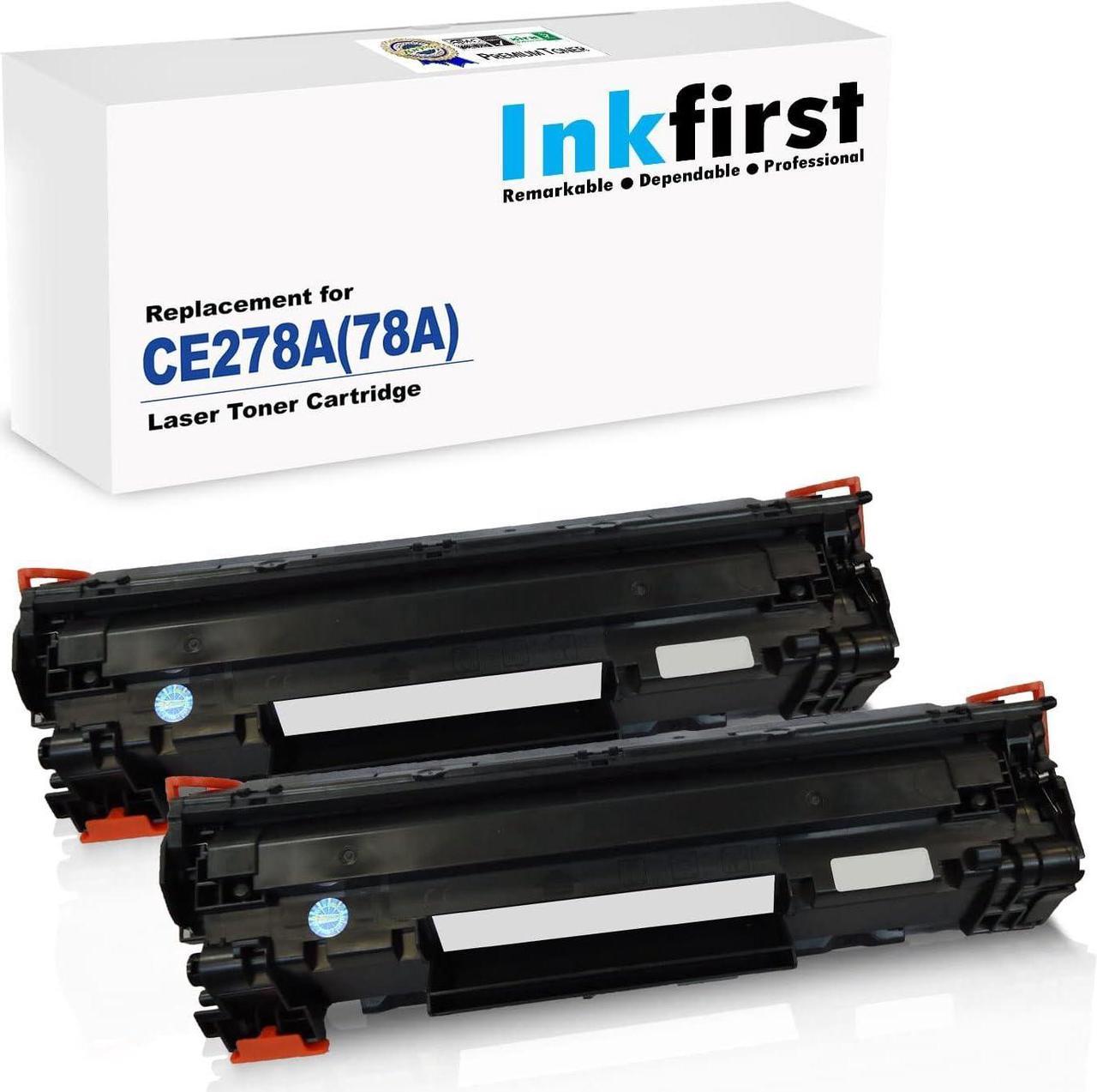 2 Inkfirst Compatible Toner Cartridges Replacement for HP CE278A 78A Laserjet M1536dnf M1536 P1566 P1606DN