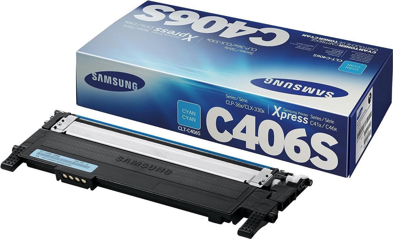 Samsung CLT-C406S (ST988A) Cyan Original Toner Cartridge