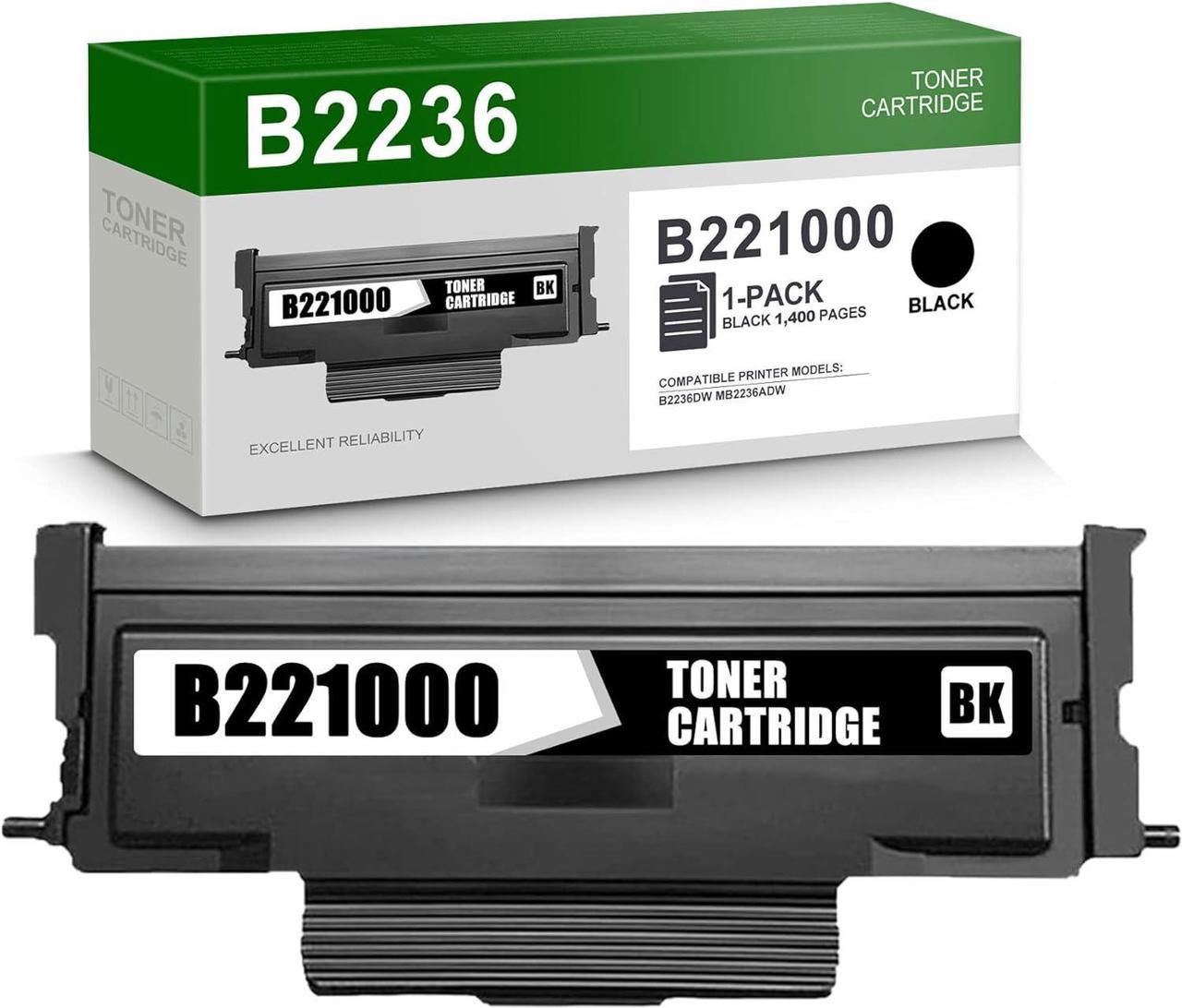 B2236 B221000 Toner Cartridge Replacement for Lexmark B2236 Toner B2236dw MB2236adw Printer, 1 Pack Black