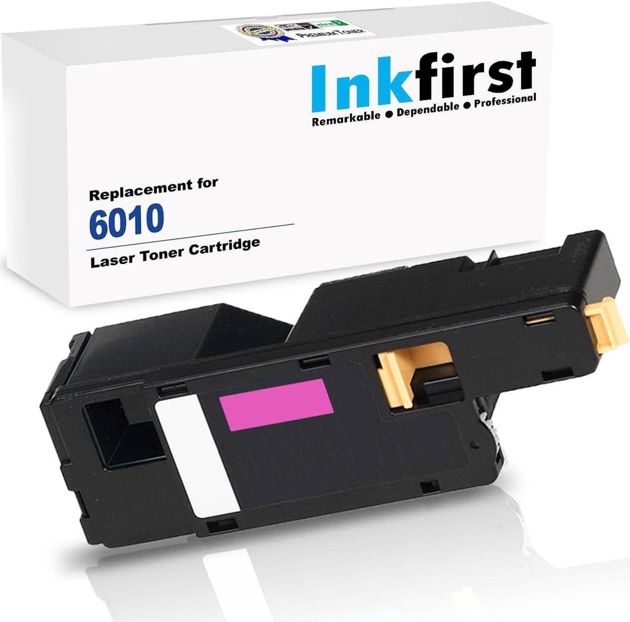 Inkfirst® Magenta Toner Cartridge 6010 M (106R01628 / 106R1628) Compatible Remanufactured for Xerox 6010 Magenta Phaser 6010 6000 WorkCentre 6015