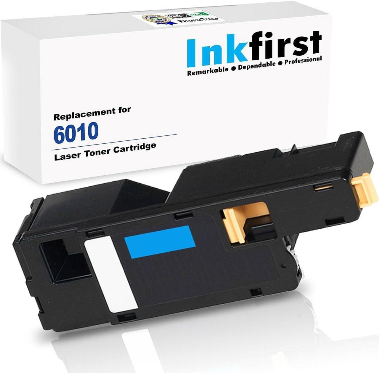 Inkfirst® Cyan Toner Cartridge 6010 C (106R01627 / 106R1627) Compatible Remanufactured for Xerox 6010 Cyan Phaser 6010 6000 WorkCentre 6015