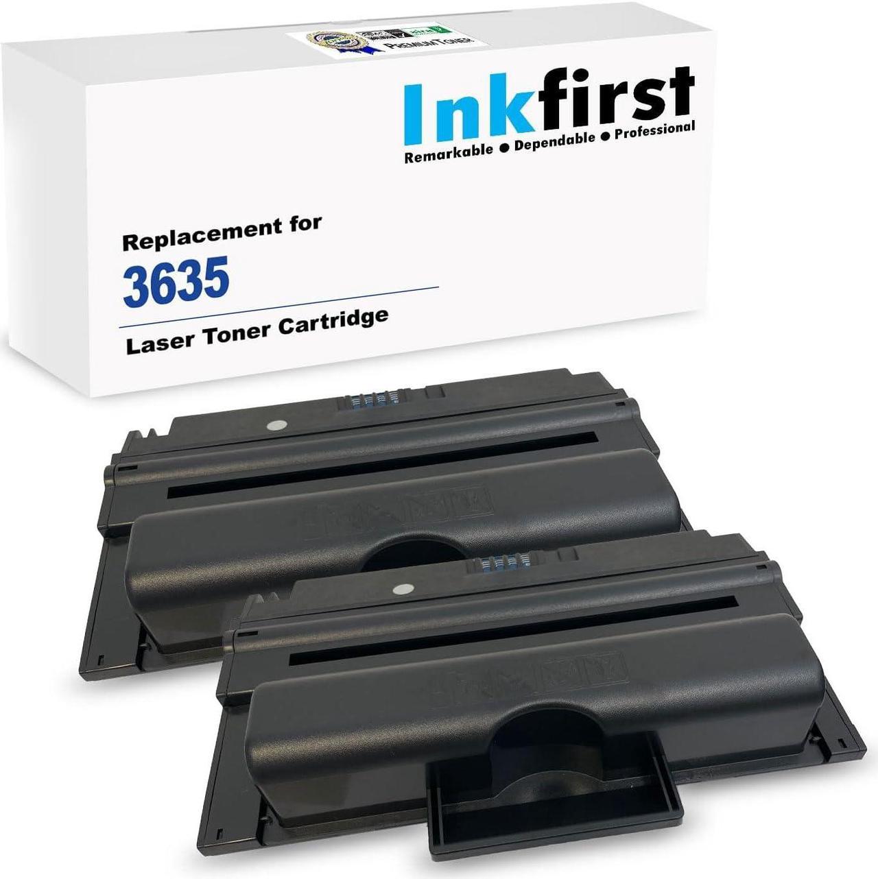 2 Inkfirst Toner Cartridges 3635 (108R00795 / 108R795) Compatible Remanufactured for Xerox 3635 Black Phaser 3635MFP 3635MFP/S 3635MFP/X