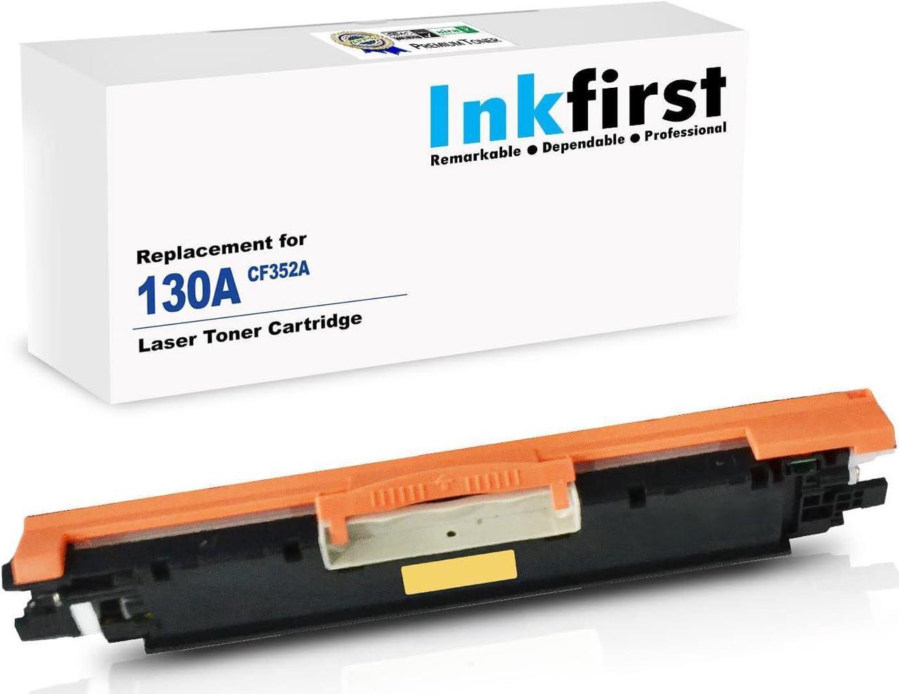 Inkfirst Compatible Yellow Toner Cartridge Replacement for HP CF352A 130A Color Laserjet Pro MFP M177fw M176