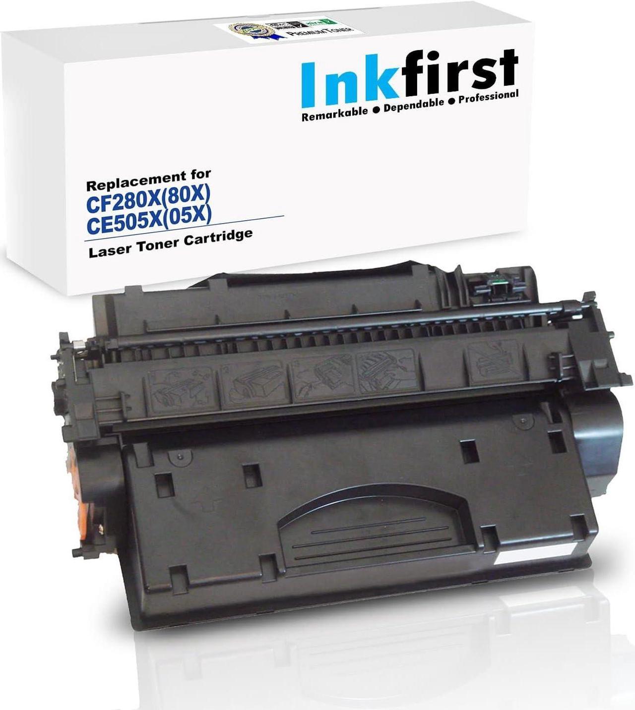 Inkfirst Compatible Toner Cartridge Replacement for HP CE505X CF280X 05X 80X Laserjet M401dw M401dn M401n P2055dn P2055x M425dn