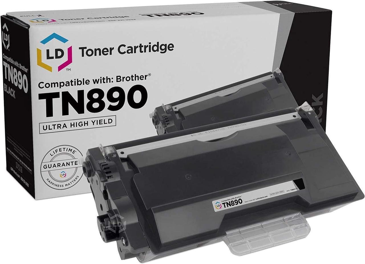 LD Compatible Toner Cartridge Replacement for Brother TN890 Ultra High Yield (Black)