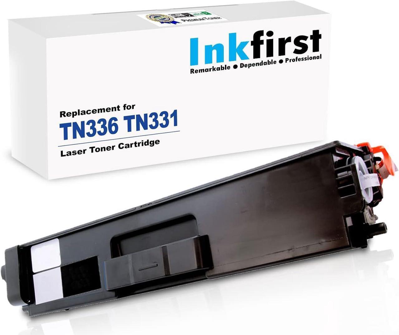 Inkfirst Black Toner Cartridge TN331BK TN336BK (TN-331 TN336 BK) Compatible Remanufactured for Brother TN331 TN336 Black HL-L8250CDN HL-L8350CDW HL-L8350CDWT MFC-L8600CDW MFC-L8850CDW