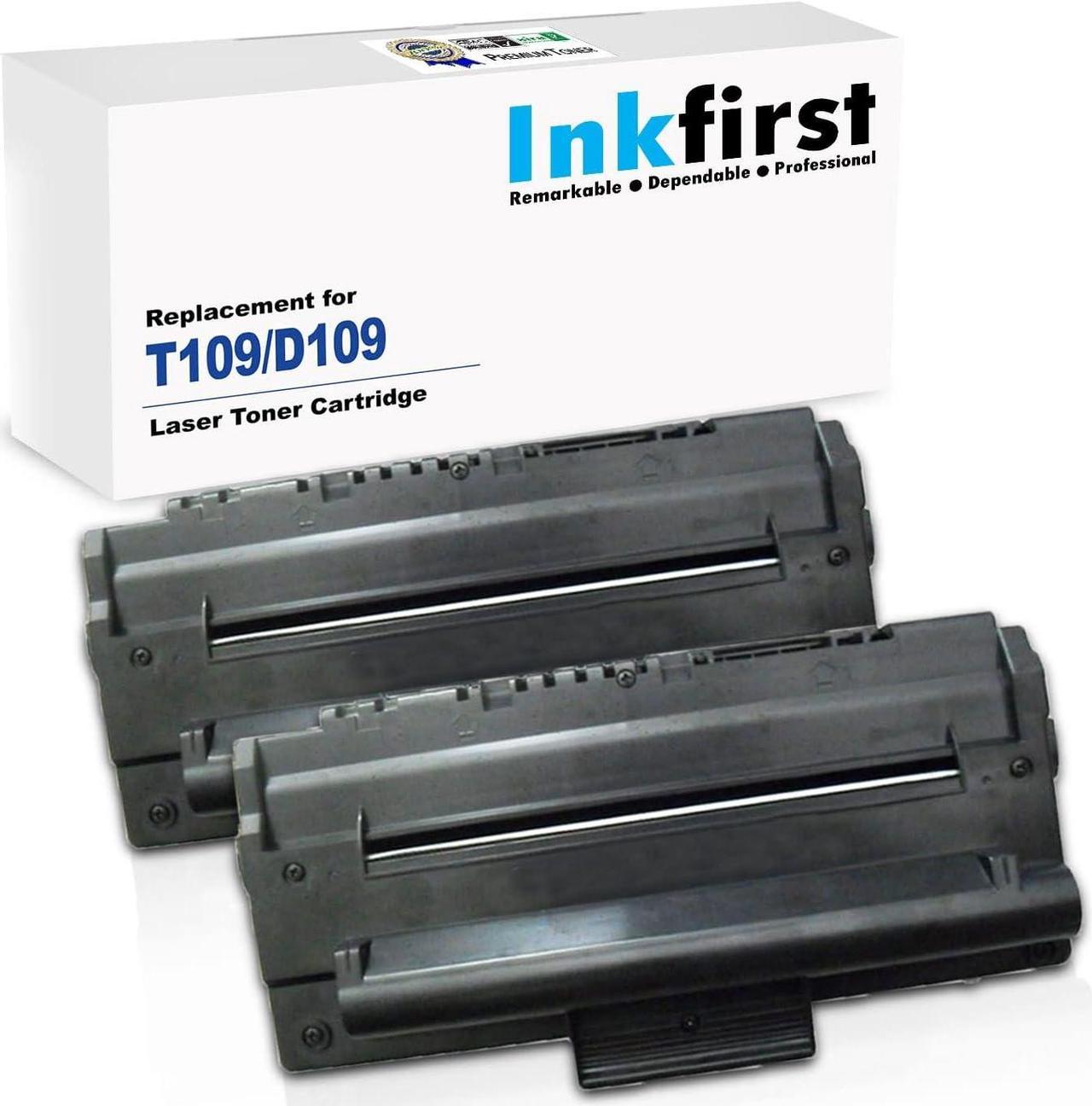 2 Inkfirst® Toner Cartridges MLT-D109S (MLTD109S) Compatible Remanufactured for Samsung SCX-4300 SCX4300 Black