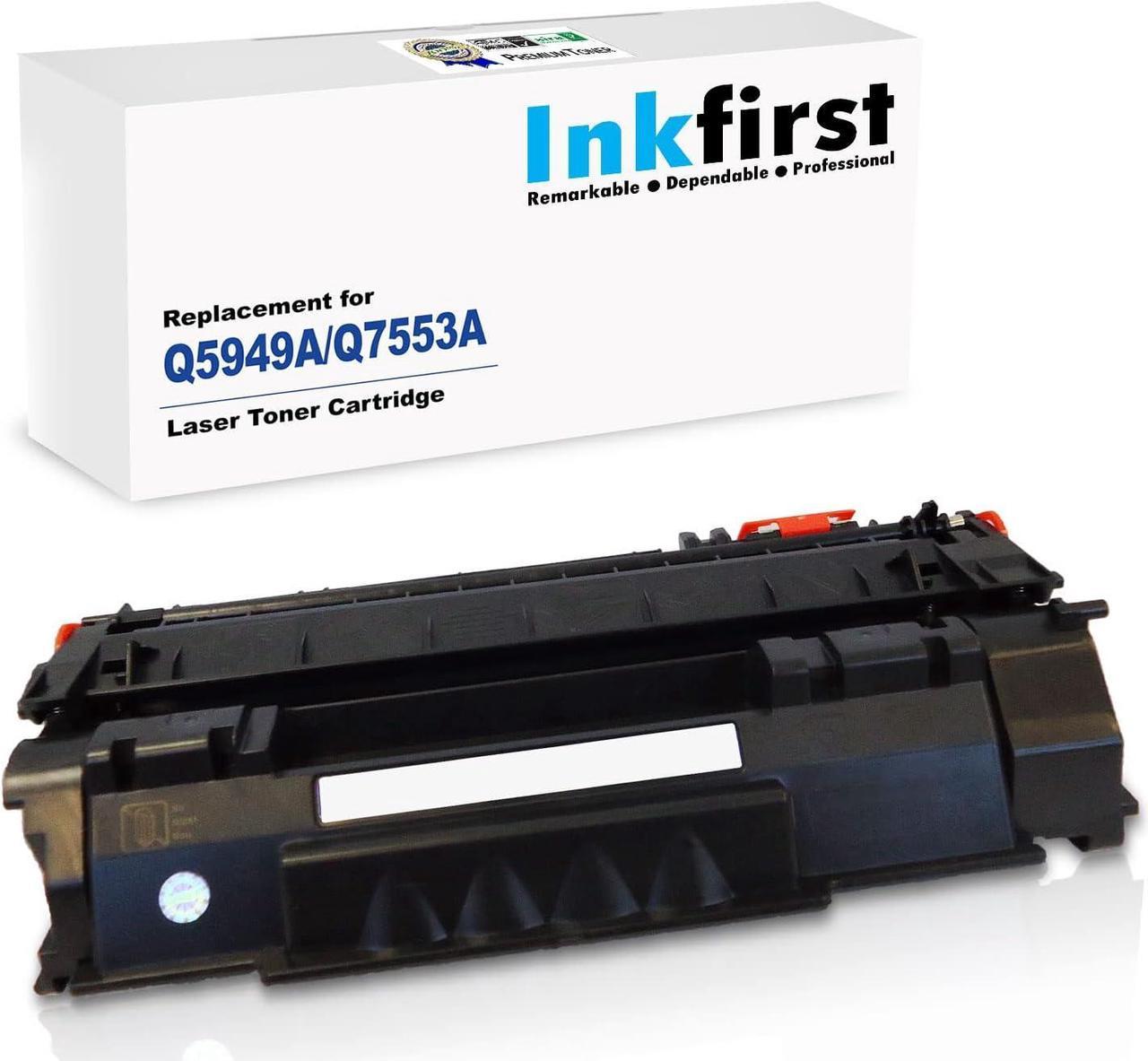 Inkfirst Compatible Toner Cartridge Replacement for HP Q5949A Q7553A 49A 53A LaserJet P2015 P2015d P2015dn P3015x 1320 1320n 1320nw 1320t 1320tn 3390 3392 M2727 MFP M2727nf MFP M2727nfs MFP