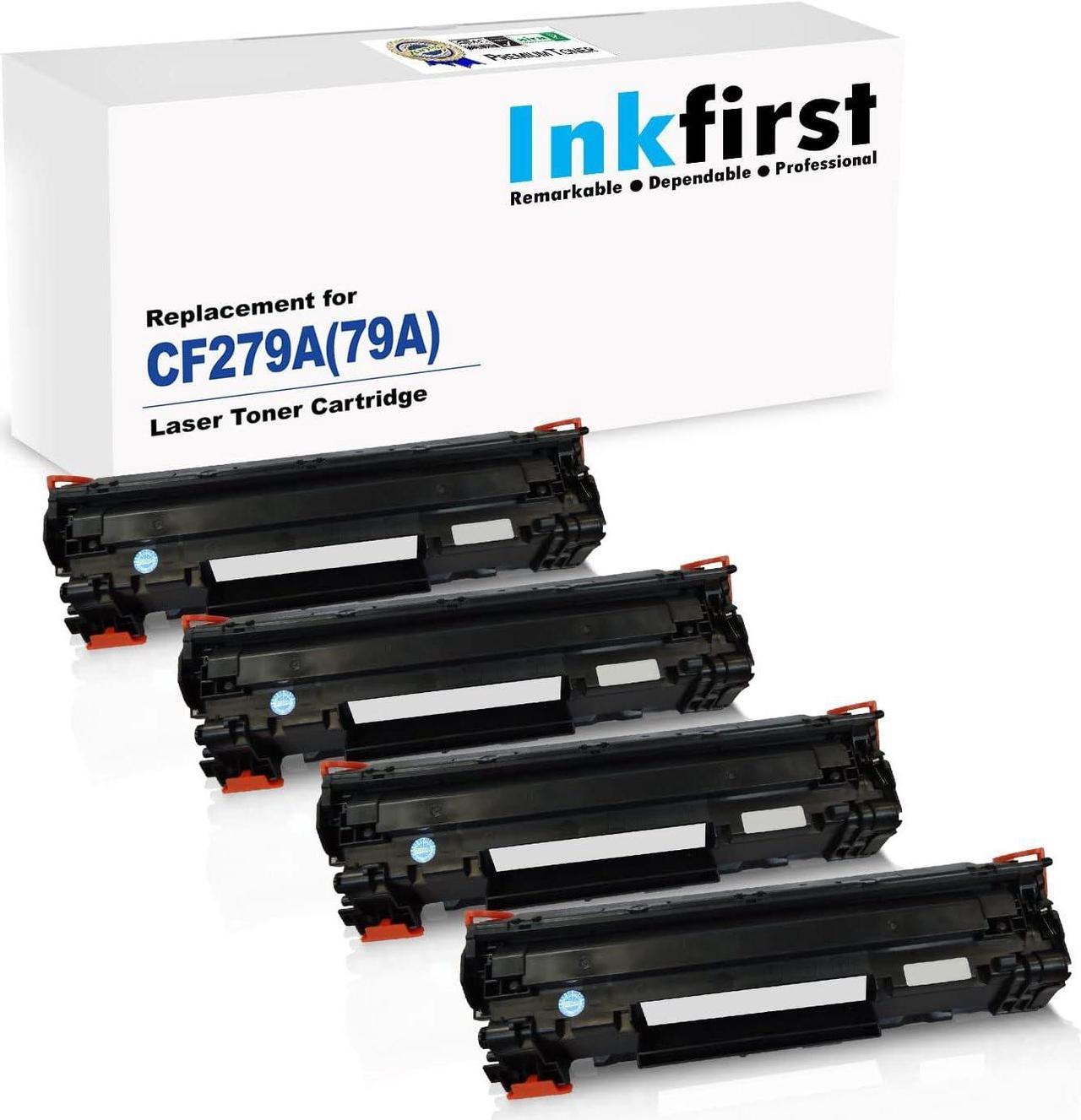 4 Inkfirst Compatible Toner Cartridges Replacement for HP CF279A 79A Laserjet Pro MFP M26a MFP M26nw M12a M12w