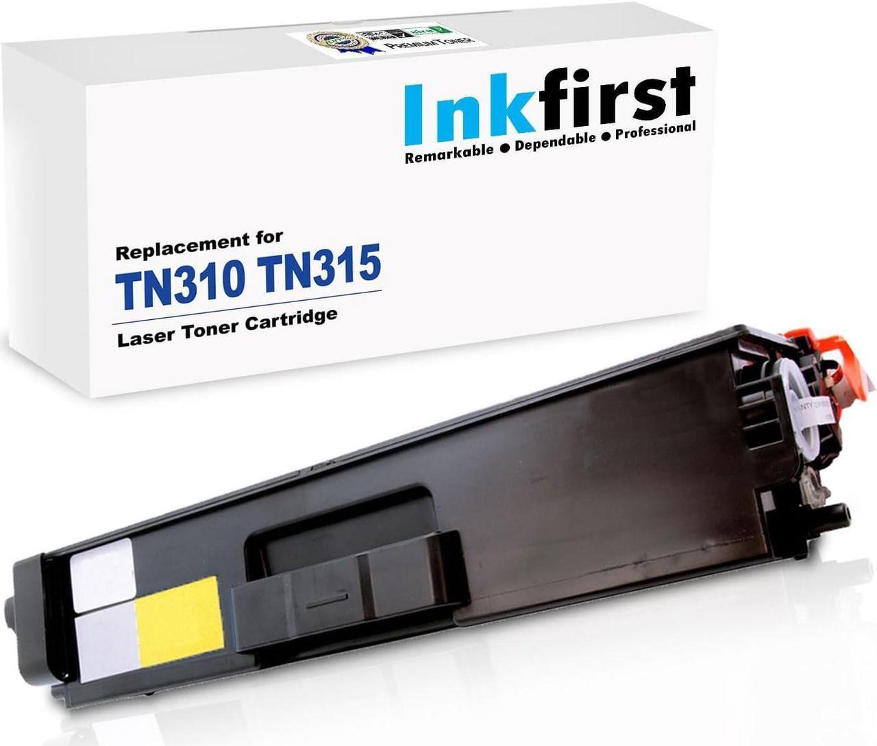 Inkfirst Yellow Toner Cartridge TN310Y TN315Y (TN-310Y TN-315Y) Compatible Remanufactured for Brother TN310 TN315 TN-310 TN-315 MFC-9970CDW HL-4150CDN HL-4570CDW HL-4570CDWT MFC-9460CDN MFC-9560CDW