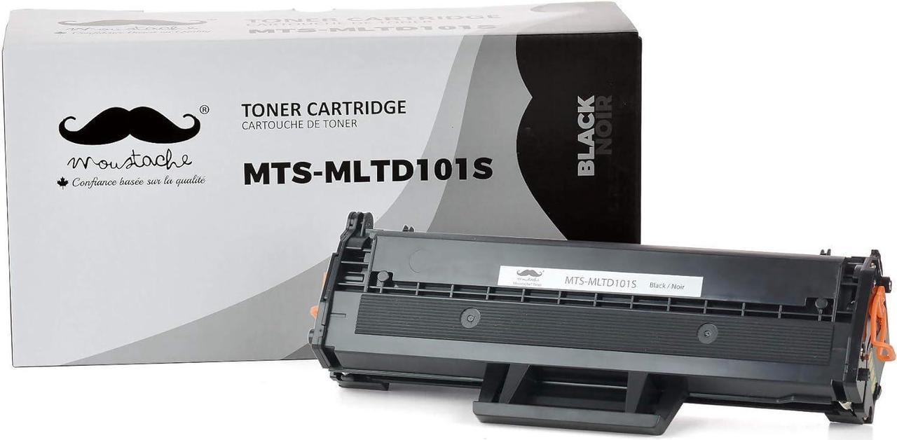 Moustache Compatible for Samsung MLT-D101S MLTD101S Premium Quality Black BK Toner Cartridge for ML-2160 ML-2165 ML-2165W SCX-3400 SCX-3400F SCX-3400FW SCX-3405FW SCX-3405W SF-760P ~ 1500 Pages Yield