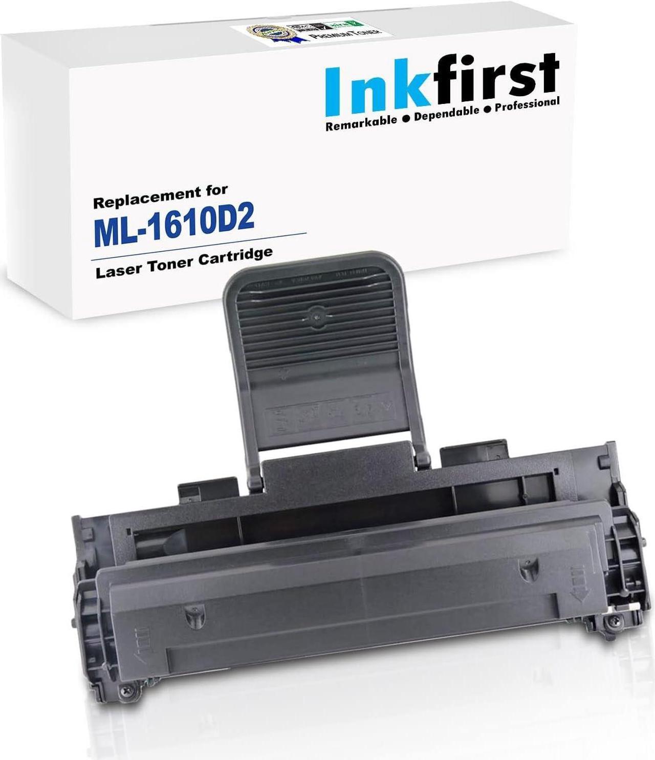 Inkfirst® Toner Cartridge ML-1610D2 (ML1610D2) Compatible Remanufactured for Samsung ML-1610 ML1610 Black ML-2010 ML-1610 ML-1615