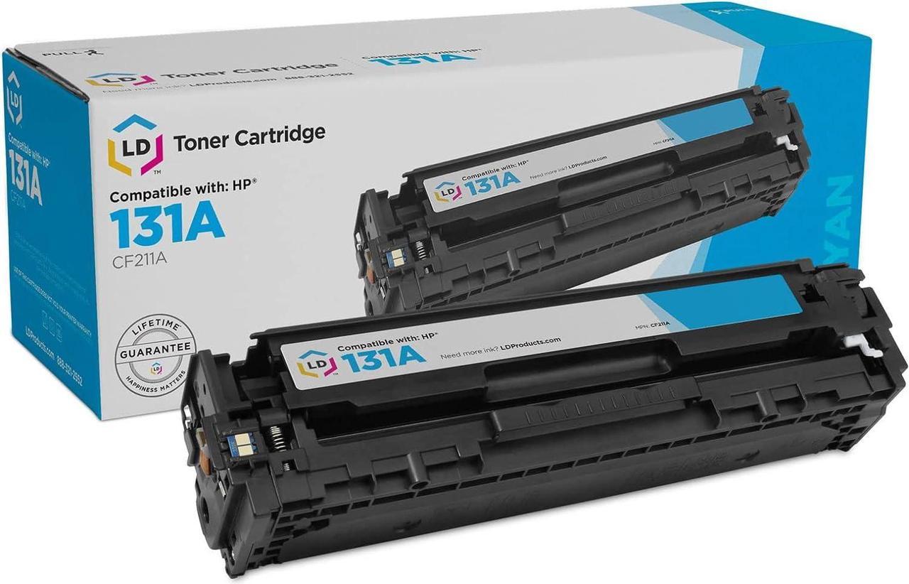 LD Products Remanufactured Toner Cartridge Replacement for 131A CF211A (Cyan)