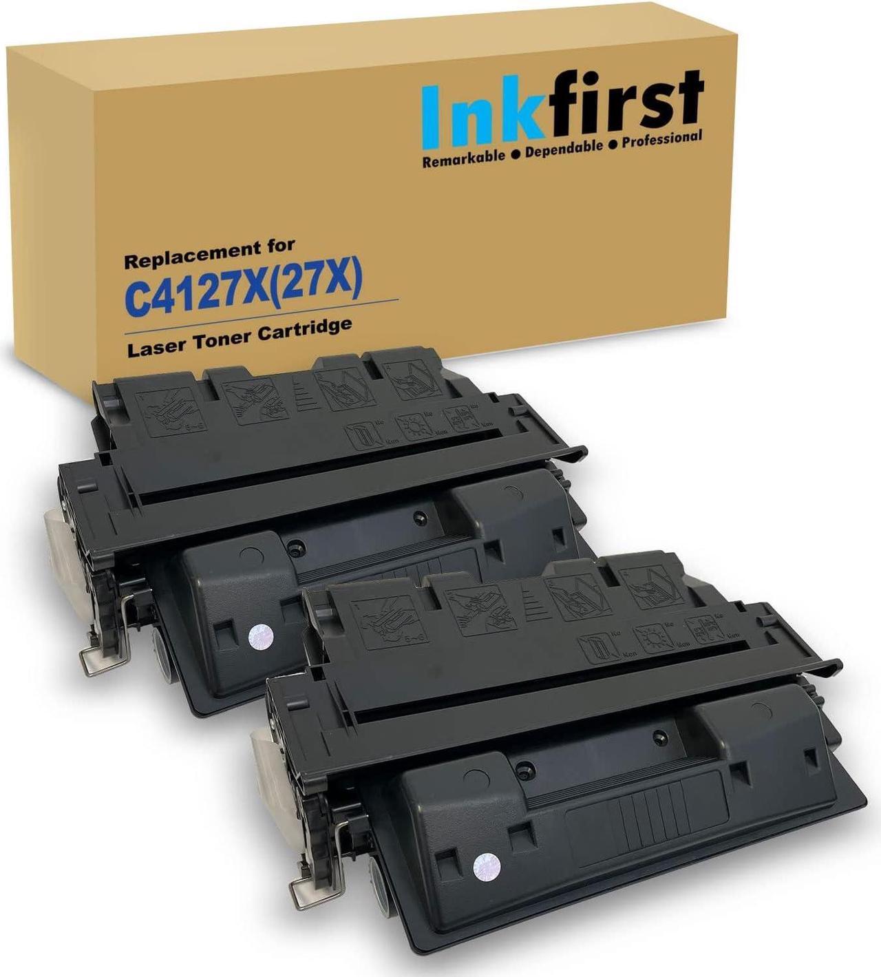 2 Inkfirst Compatible Toner Cartridges Replacement for HP C4127X 27X Laserjet 4000 4000n 4000se 4000t 4000tn 4050 4050d 4050 USB-MAC 4050n 4050se 4050t 4050tn