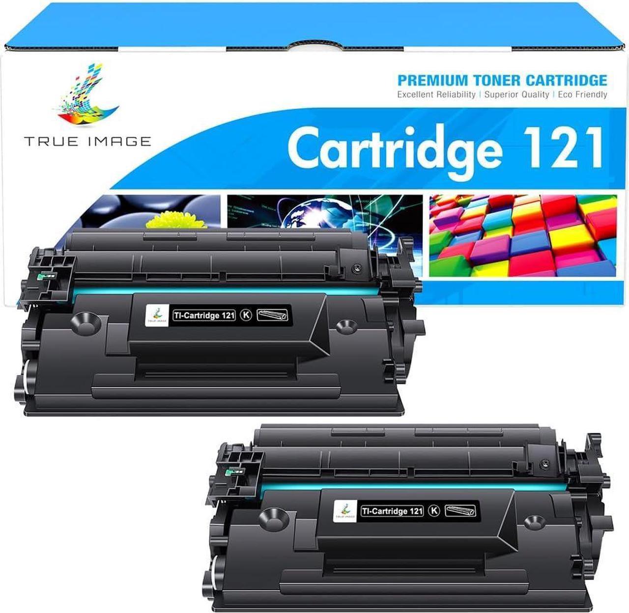 TRUE IMAGE Compatible Toner Cartridge Replacement for Canon 121 CRG-121 CRG121 for Canon imageCLASS D1620 D1650 High Yield Ink Printer (Black, 2-Pack)