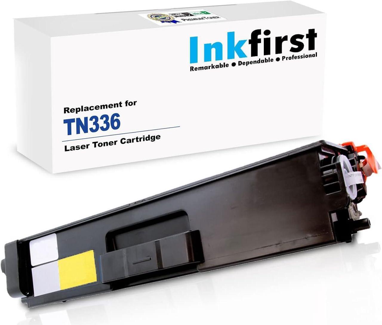 Inkfirst Yellow Toner Cartridge TN336Y (TN-336 Y) Compatible Remanufactured for Brother TN336 TN-336 Yellow MFC-L8600CDW MFC-L8850CDW HL-L8250CDN HL-L8350CDW HL-L8350CDWT