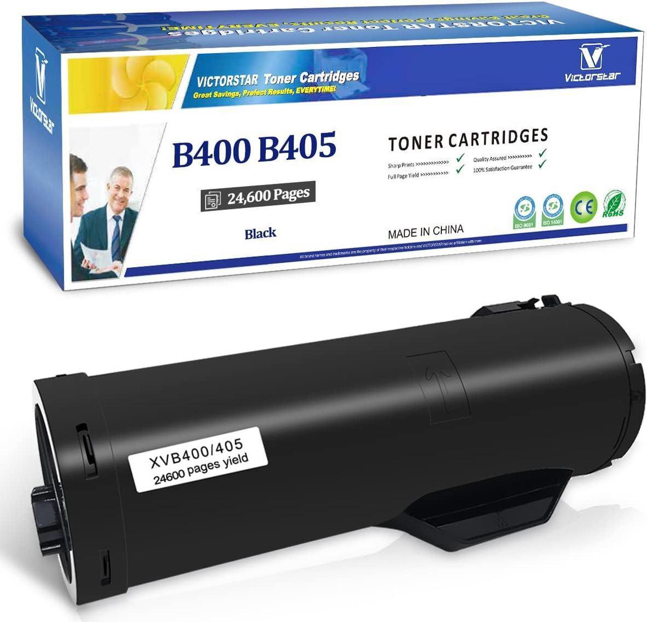 Compatible Toner Cartridge B400 Black VICTORSTAR Extra High Capacity 24600 Pages for Xerox VersaLink B400 B400n B400dn B405 B405dn Laser Printers