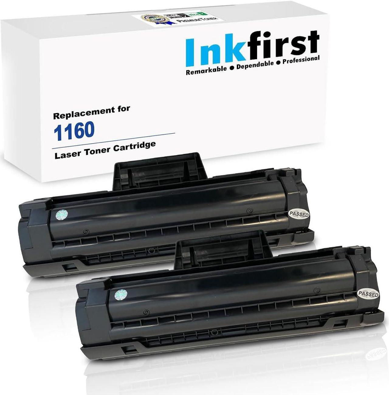 2 Inkfirst® Toner Cartridges B1160 331-7335 Compatible Remanufactured for Dell B1160 Black Dell B1160w B1160