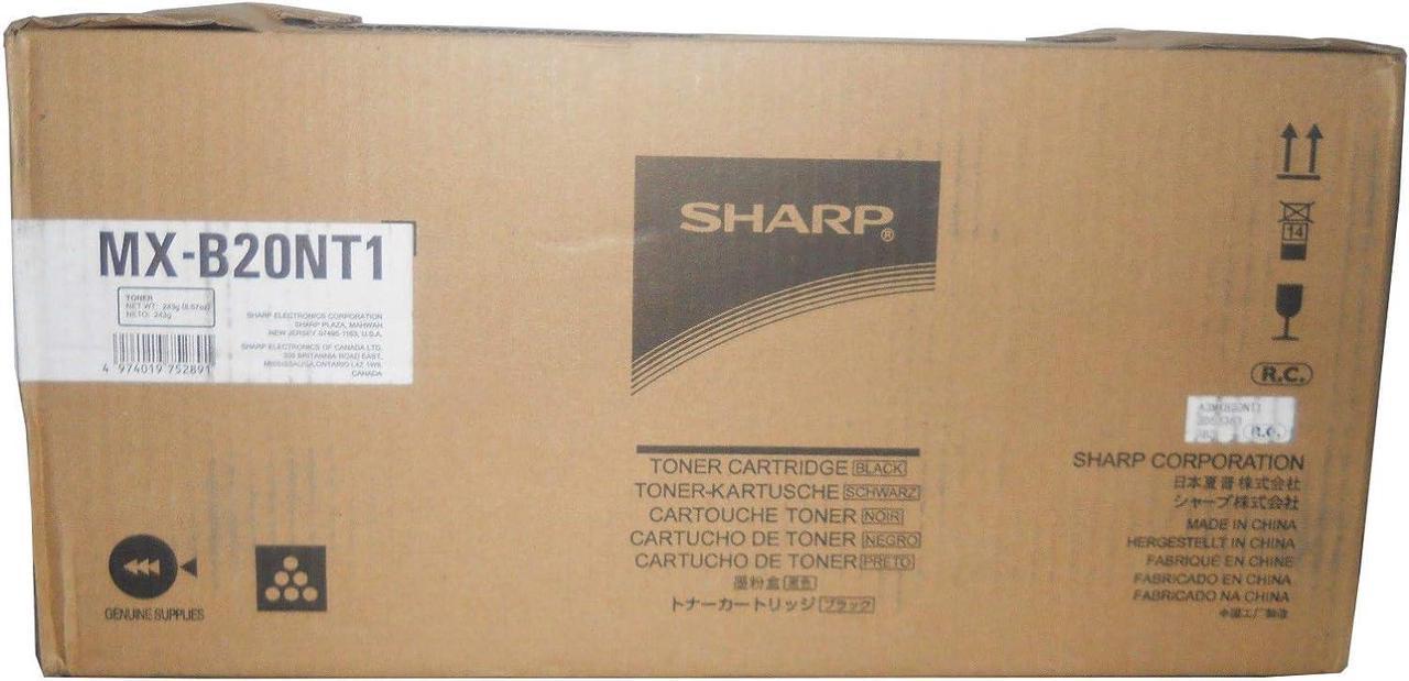 SHARP OEM TONER FOR MX-B201D - 1 STANDARD YIELD BLACK TONER (MXB20NT1) - by SHARP