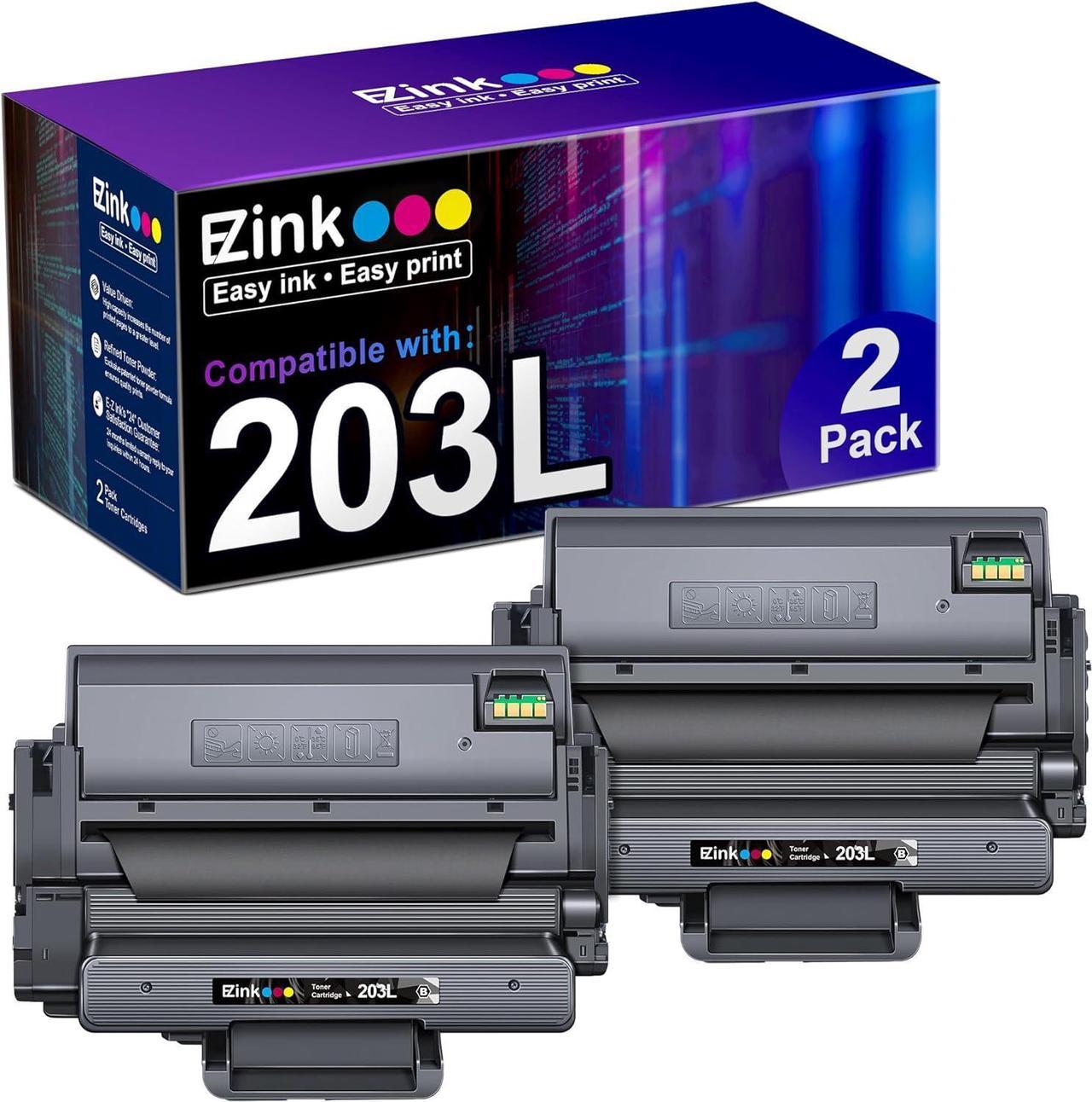 E-Z Ink (TM Compatible Toner Cartridge Replacement for Samsung 203L 203 MLT-D203L High Yield to use with ProXpress M3370FD M3870FW M4070FR M3320ND M3820DW M4020ND (Black, 2 Pack)