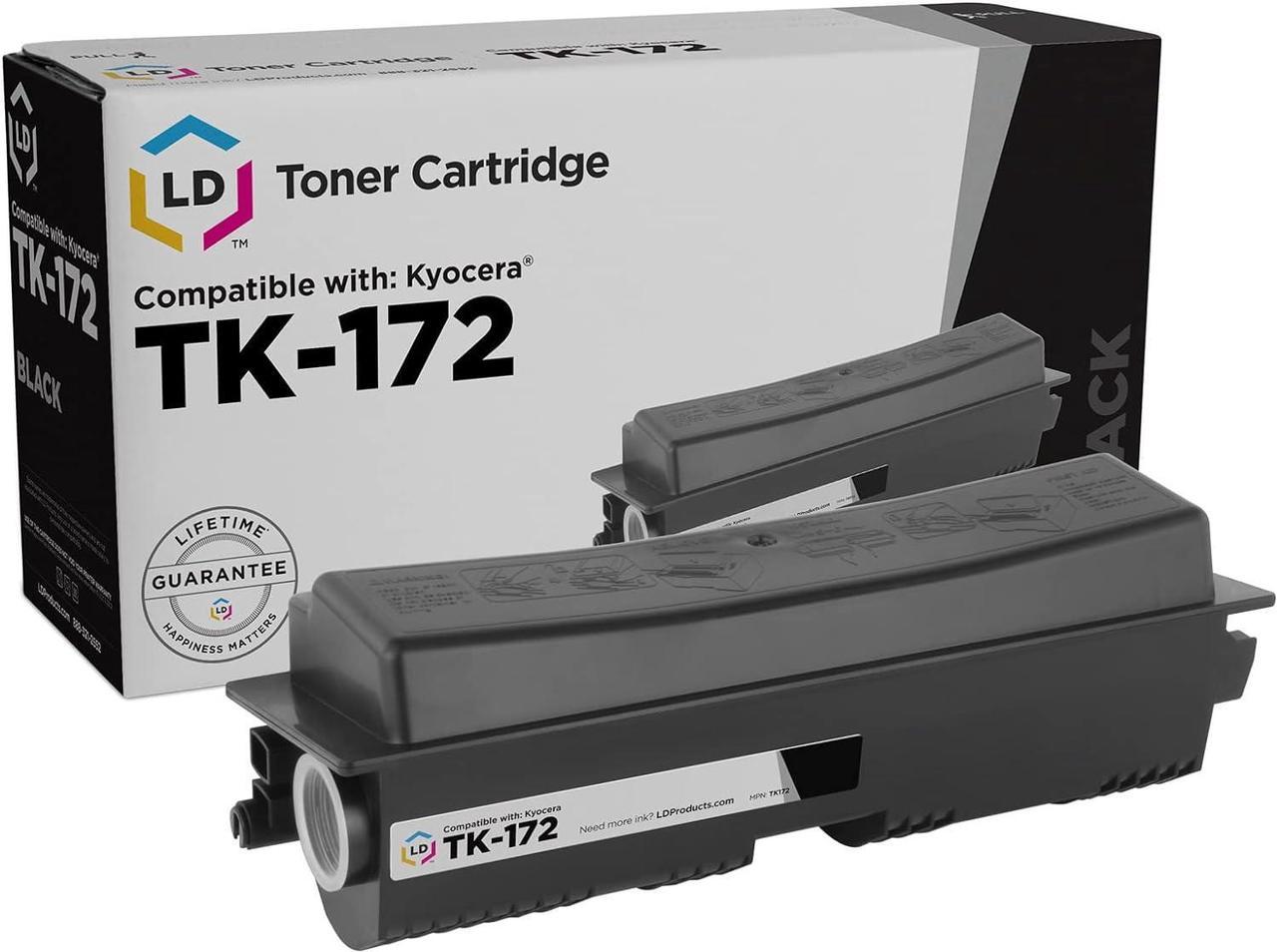 LD Compatible Toner Cartridge Replacement for Kyocera TK-172 (Black)