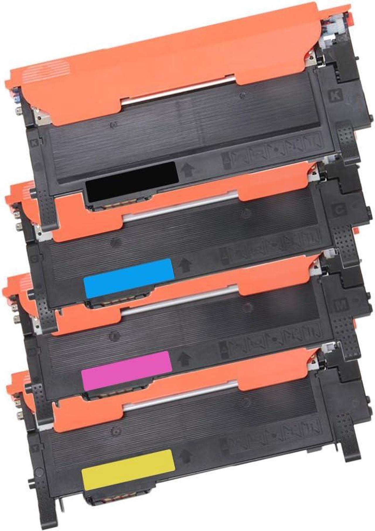 1 Set of 4 Inkfirst® Compatible Toner Cartridges Replacement for Samsung 404S C430 C480 Xpress C430 C430W C480 C480W CLT-K404S CLT-C404S CLT-M404S CLT-Y404S Black Cyan Magenta Yellow