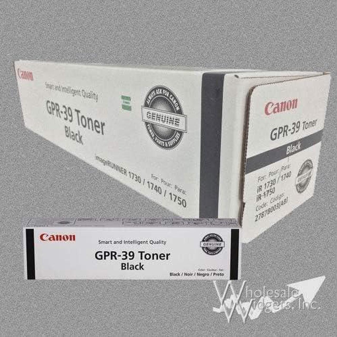 Canon (GPR-39) imageRUNNER 1730 Black OEM Toner Standard Yield (15,100 Yield)