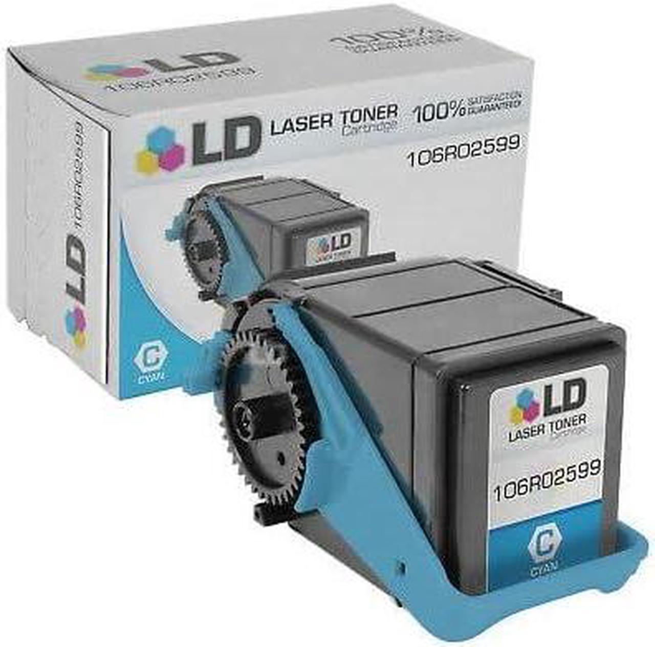 LD Compatible Toner Cartridge Replacement for Xerox Phaser 7100 106R02599 (Cyan)