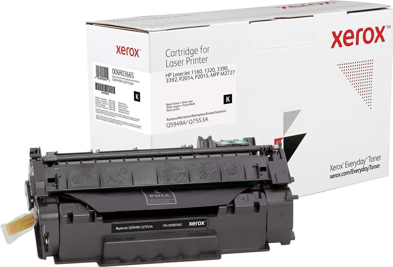 Everyday by Xerox Compatible HP Q5949A/Q7553A (49A / 53A) Black Toner for use in HP Laserjet 1160, 1320, 3390, 3392, P2014, P2015, MFP M2727