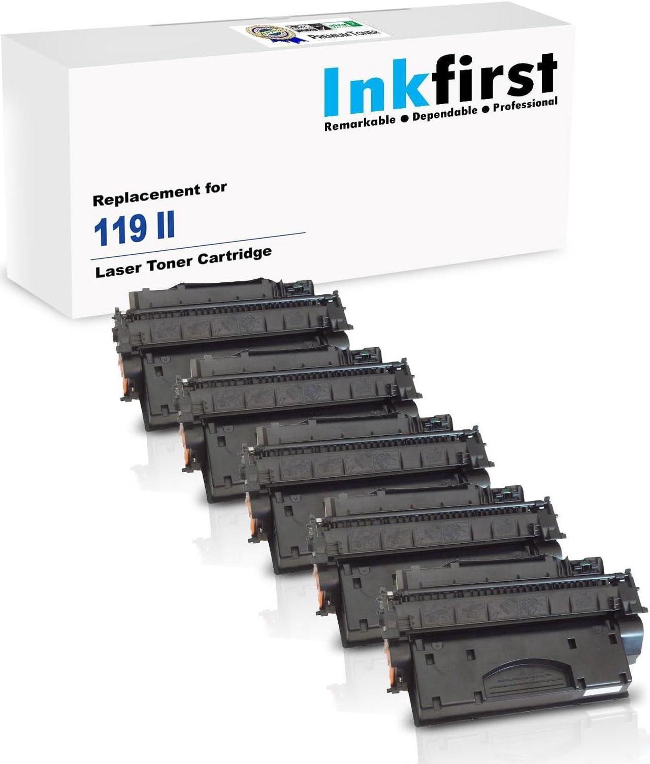 5 Inkfirst Compatible Toner Cartridges Replacement for Canon 119 II [6,400 Yield] 3480B001AA imageCLASS MF5950dw MF5960dn MF5850dn MF5880dn LBP6300dn LBP6650dn LBP6670dn