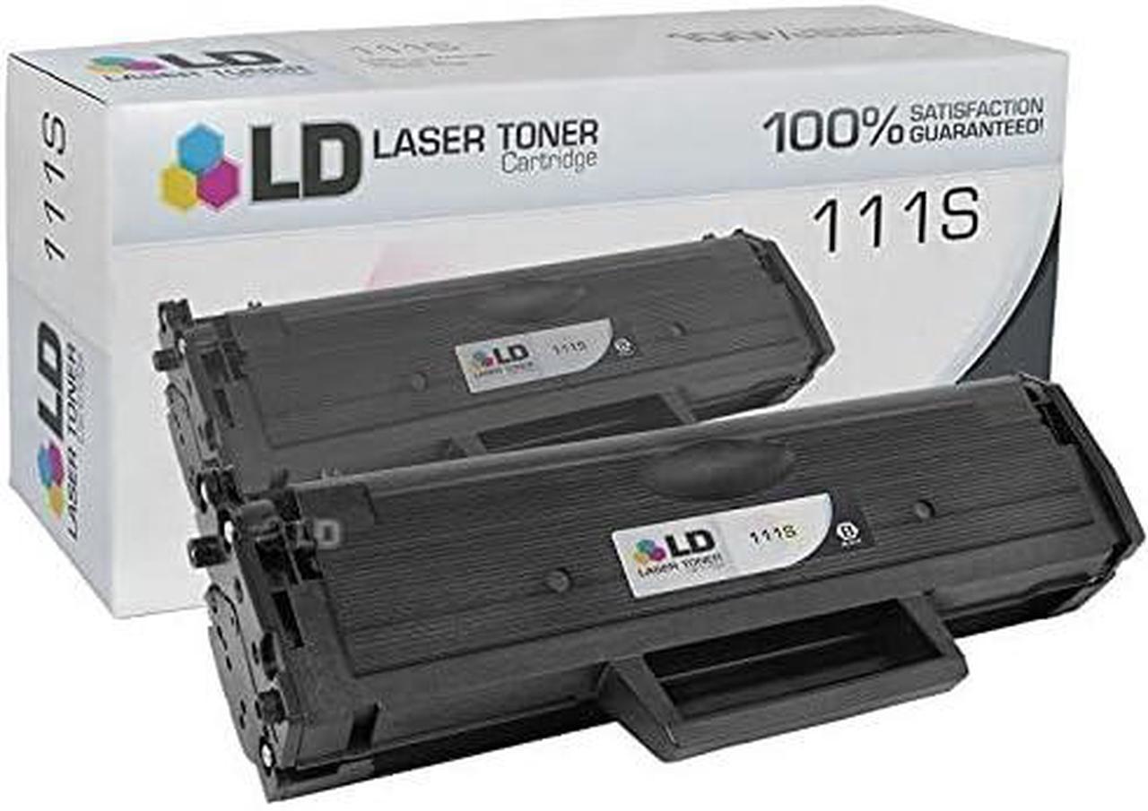 LD Compatible Replacements for Samsung MLT-D111S Set of 2 Black Laser Toner Cartridges for use in Samsung Xpress M2020W, and M2070FW Printers