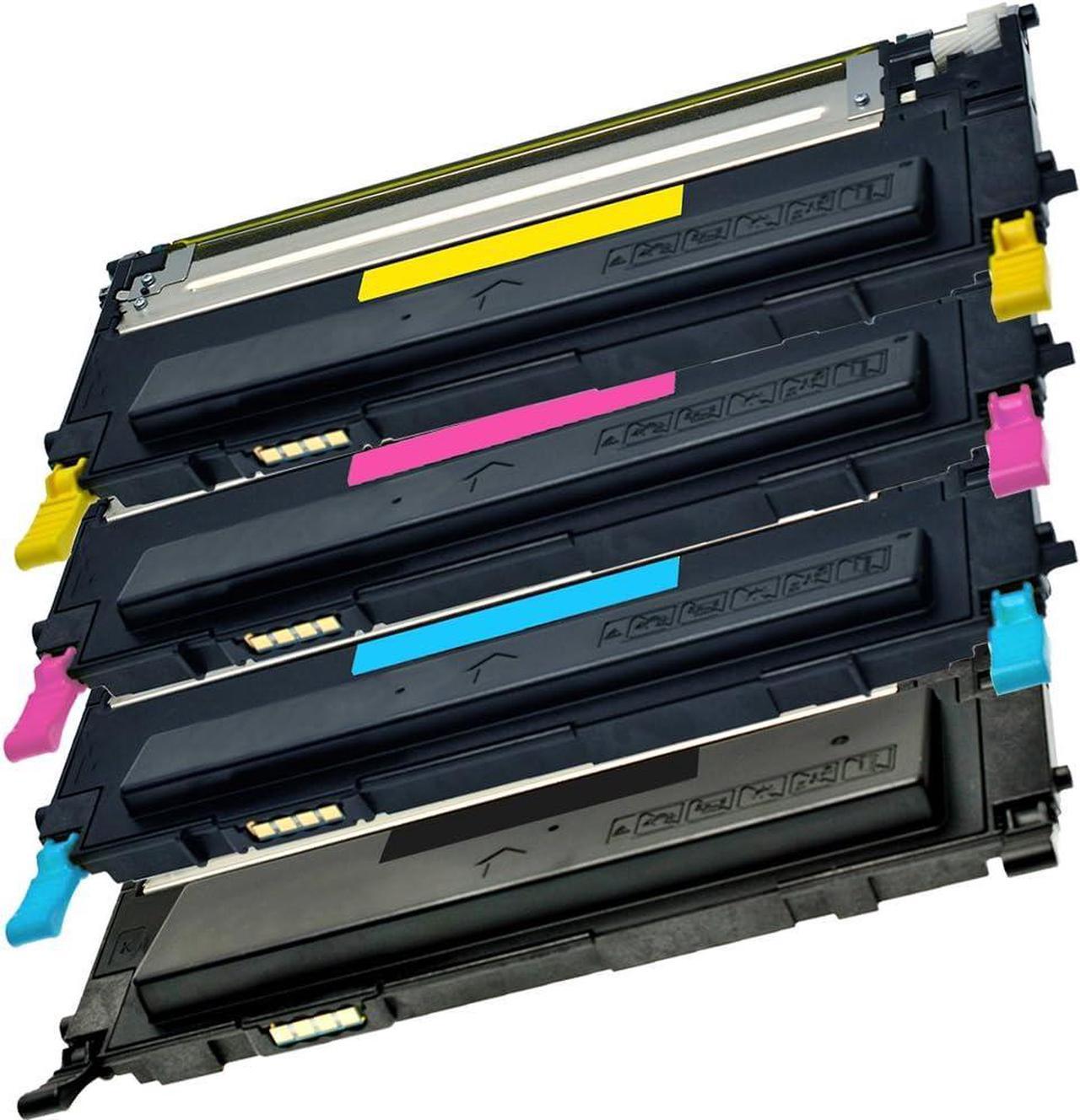 1 Set of 4 Inkfirst® Toner Cartridges 1230C/1235CN BK, C, M, Y Compatible Remanufactured for Dell 1230C Black, Cyan, Magenta, Yellow Dell 1230 1230C 1235 1235CN