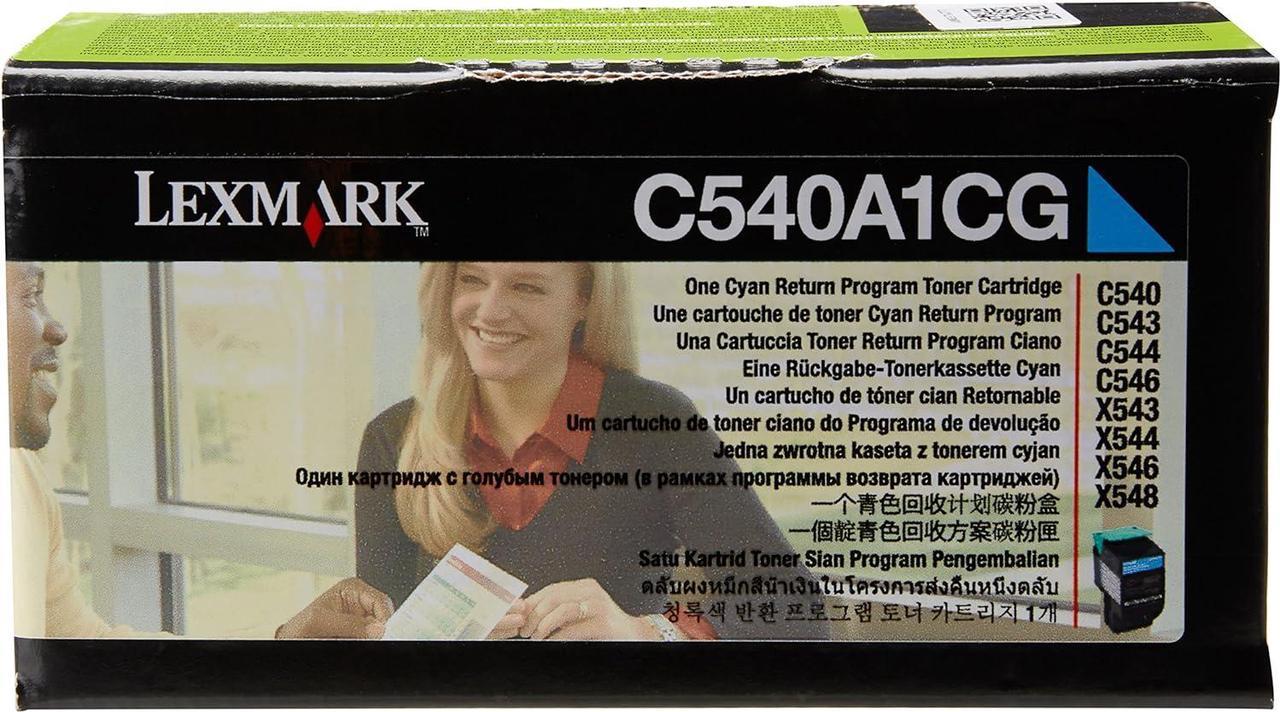 C54X/X543/X544 Return Prog Cyan Toner Cartridge