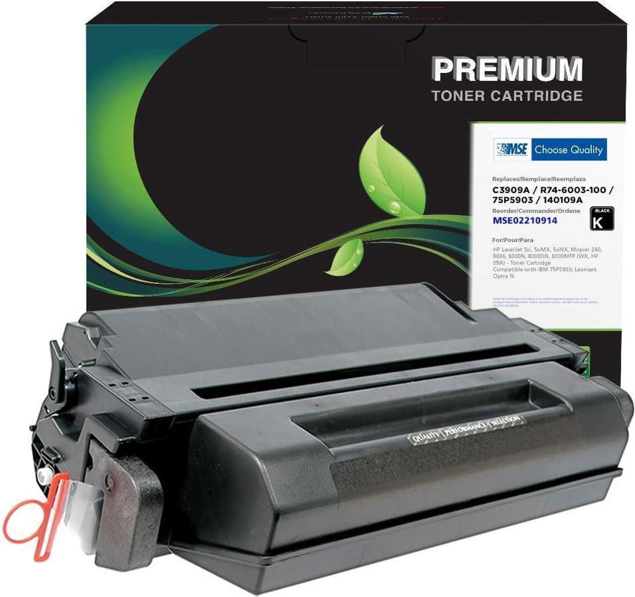 MSE Brand Remanufactured Toner Cartridge for HP 09A C3909A | Black