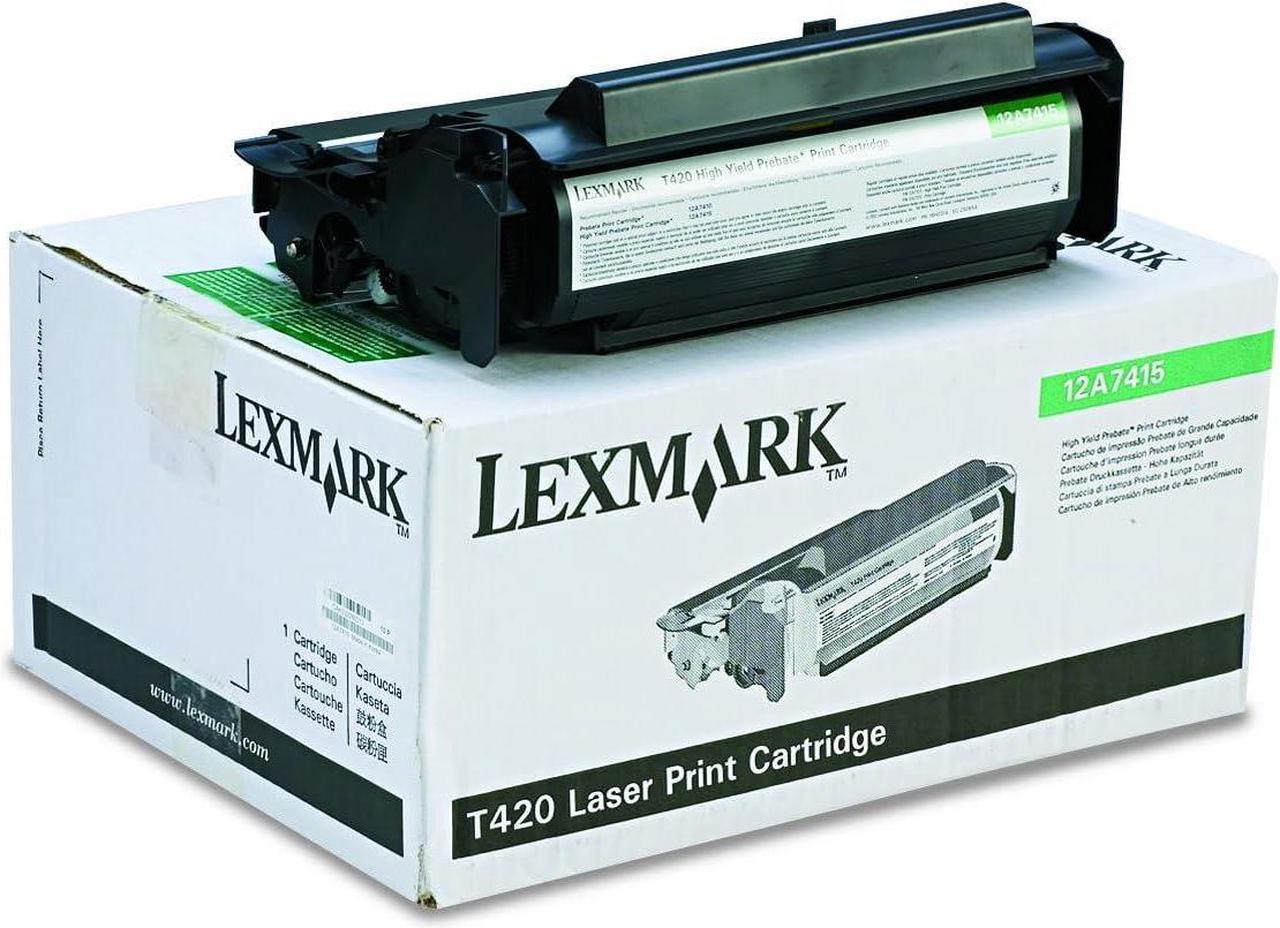 Lexmark Black Toner Cartridge -Black -Laser -10000 Page -1 Each