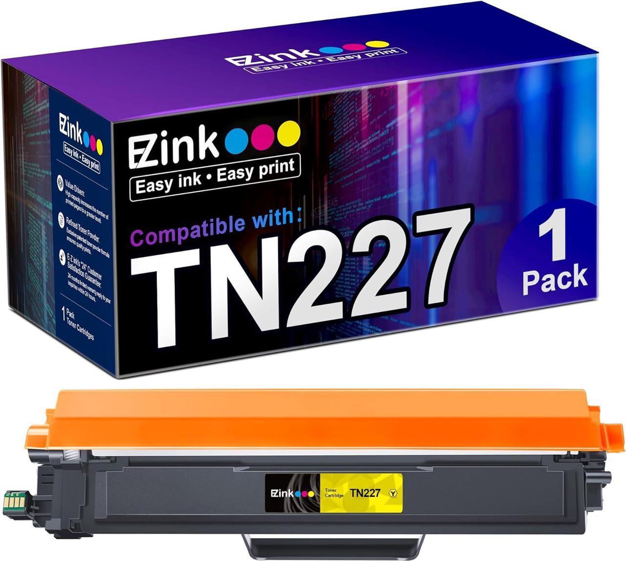 E-Z Ink (TM) High Yield Compatible Toner Cartridge Replacement for Brother TN227 TN-227 TN223 TN-223 use with MFC-L3770CDW MFC-L3750CDW HL-L3230CDW HL-L3290CDW HL-L3210CW MFC-L3710CW (1 Yellow)