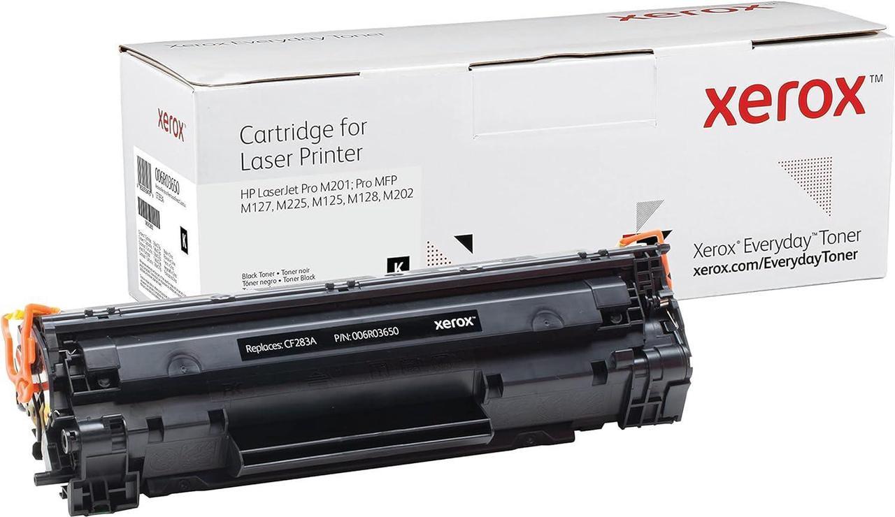 Everyday by Xerox Compatible HP CF283A (83A) Black Toner for use in HP Laserjet Pro M201; Pro MFP M127, M225, M125, M128, M202