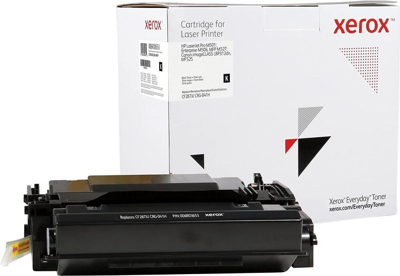 Everyday by Xerox Compatible HP CF287X/CRG-041H (87X) Black High Capacity Toner for use in HP Laserjet Pro M501; Enterprise M506, MFP M527; Canon imageCLASS LBP312dn, MF525