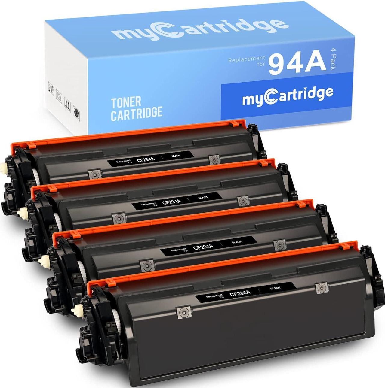 MYCARTRIDGE Compatible Toner Cartridge Replacement for HP CF294A 94A Work with M148dw M118dw M148fdw M149fdw Printer (4 Black)