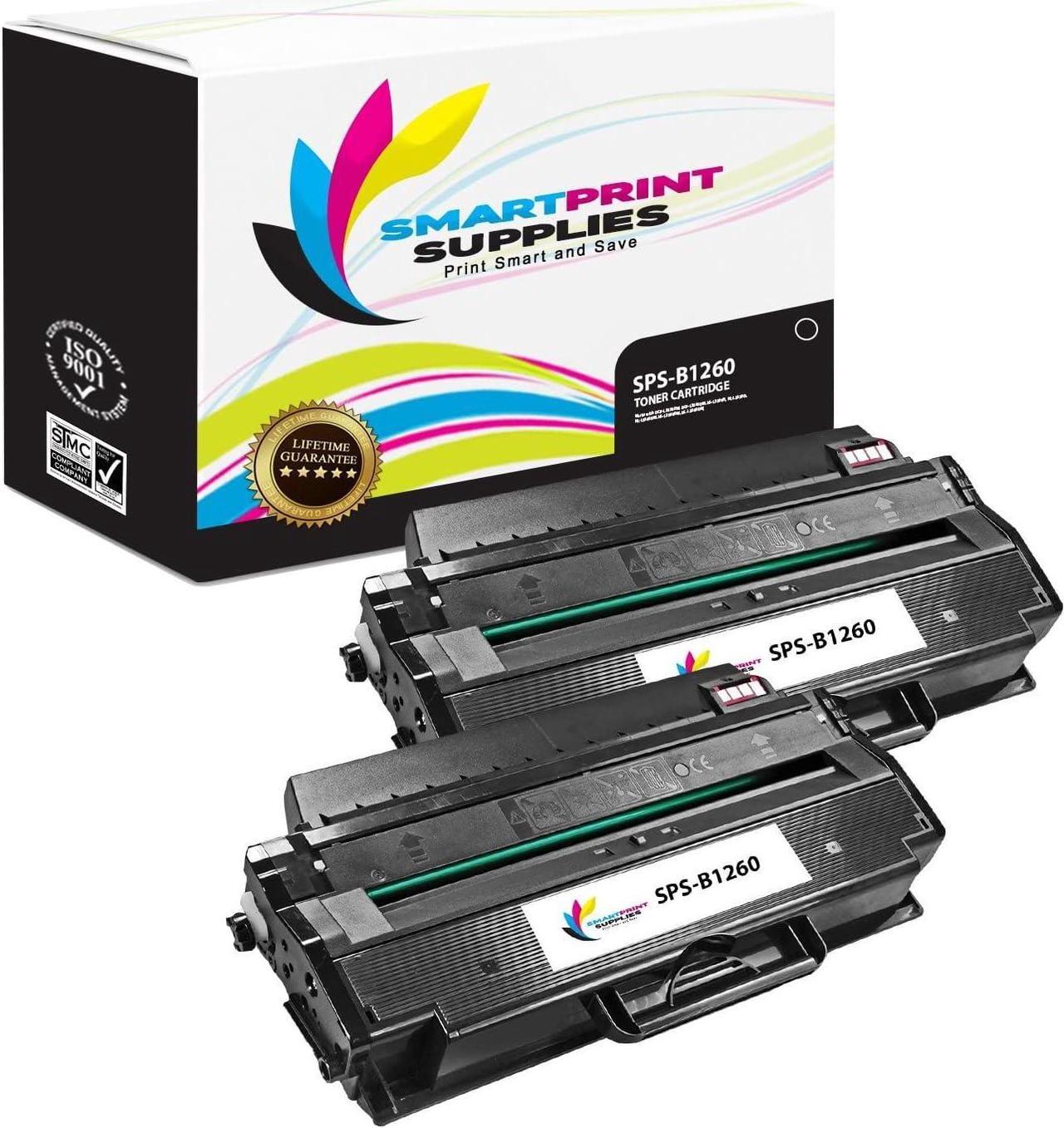 Smart Print Supplies Compatible 331-7327/331-7328 Black Toner Cartridge Replacement for Dell B1260 1260DN B1265 B1265DNF Printers (2,500 Pages) - 2 Pack