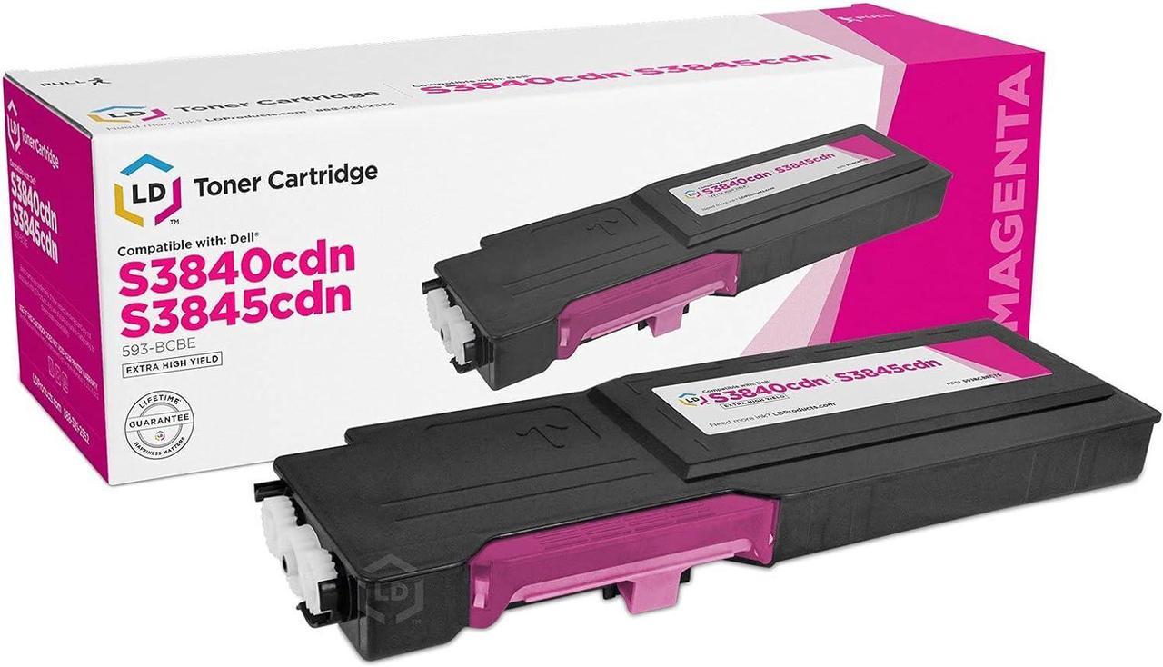 LD Compatible Toner Cartridge Replacement for Dell 593-BCBE C6DN5 Extra High Yield (Magenta)