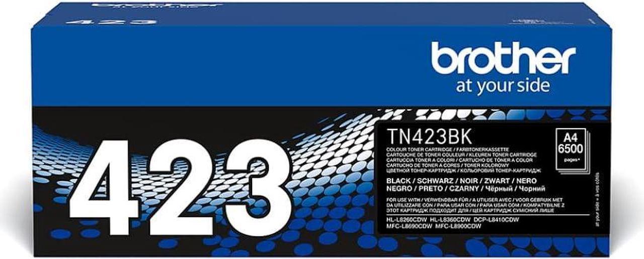 Brother TN-423BK Toner Cartridge, Black, Single Pack, High Yield, Includes 1 x Toner Cartridge, Brother Genuine Supplies