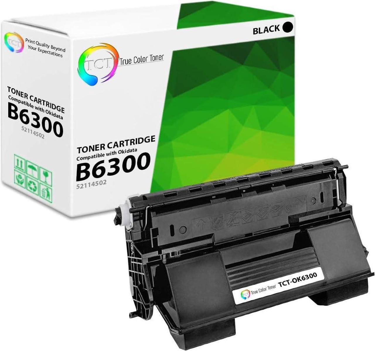 TCT Premium Compatible Toner Cartridge Replacement for Okidata B6300 52114502 Black Works with OKI B6300 Printers (17,000 Pages)