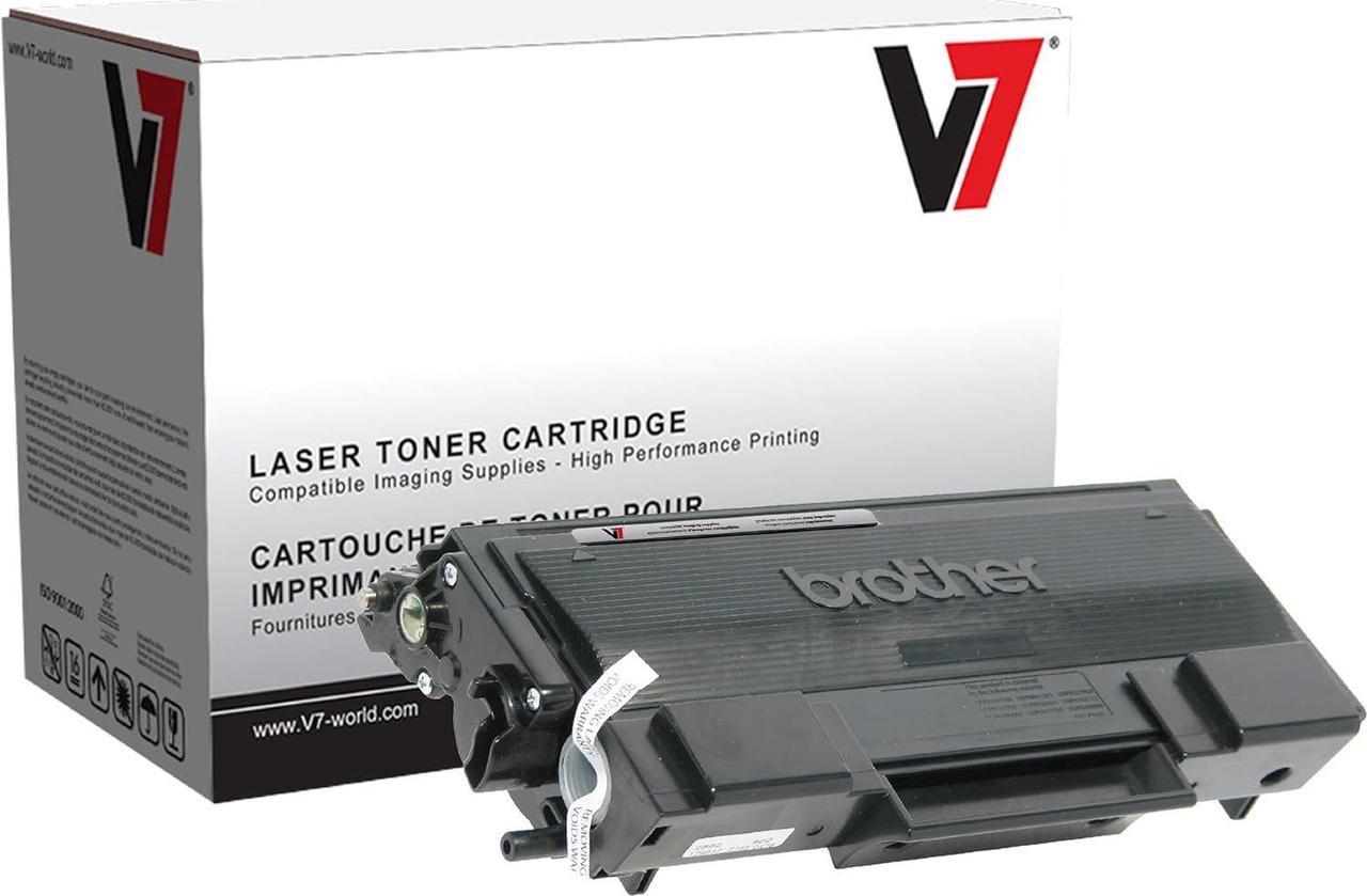 V7 TBK2N650 Remanufactured High Yield Toner Cartridge for Brother TN650 - 8000 Page Yield