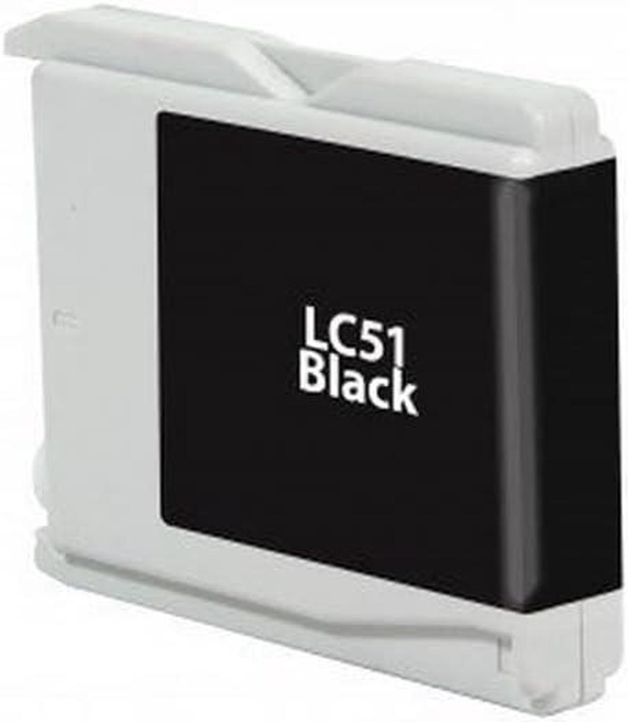 V7 V7LC51BK Remanufactured Black Ink Cartridge for Brother LC51 - 500 Page Yield