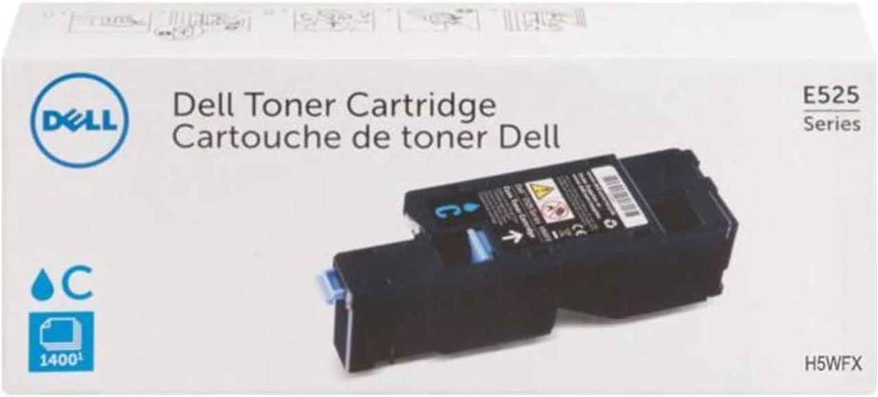 Dell H5WFX Cyan Toner Cartridge for E525w Laser Printer, 1 Size