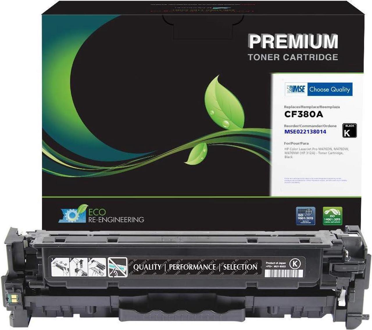 MSE MSE022138014 Remanufactured Toner Cartridge for HP 312A Black