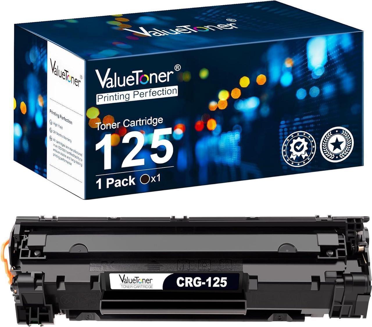 Valuetoner Compatible Black 125 Toner Cartridge Replacement for Canon 125 CRG 125 3484B001AA for ImageClass MF3010 LBP6030w LBP6000 LBP6000B LBP6020 LBP6020B LBP6018 LBP6018W LBP6018L LBP6040 Printer