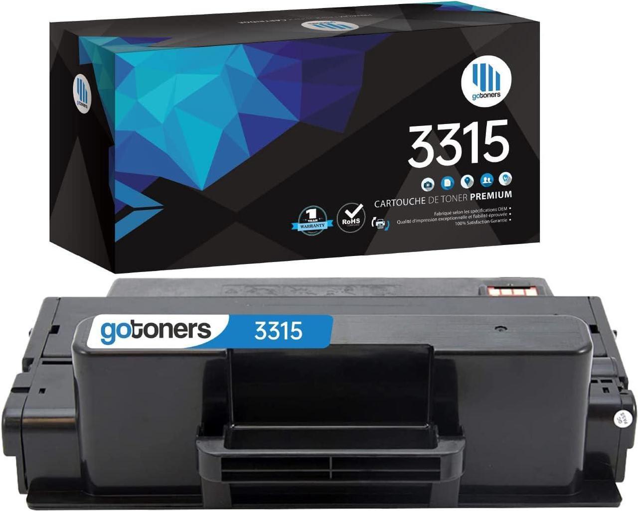 Gotoners Compatible Xerox 3315 3325 Toner Replacement - 106R02311 106R02309, High Yeild (5,000 Pages) for Xerox WorkCenter 3315DN 3325DN 3325DNI